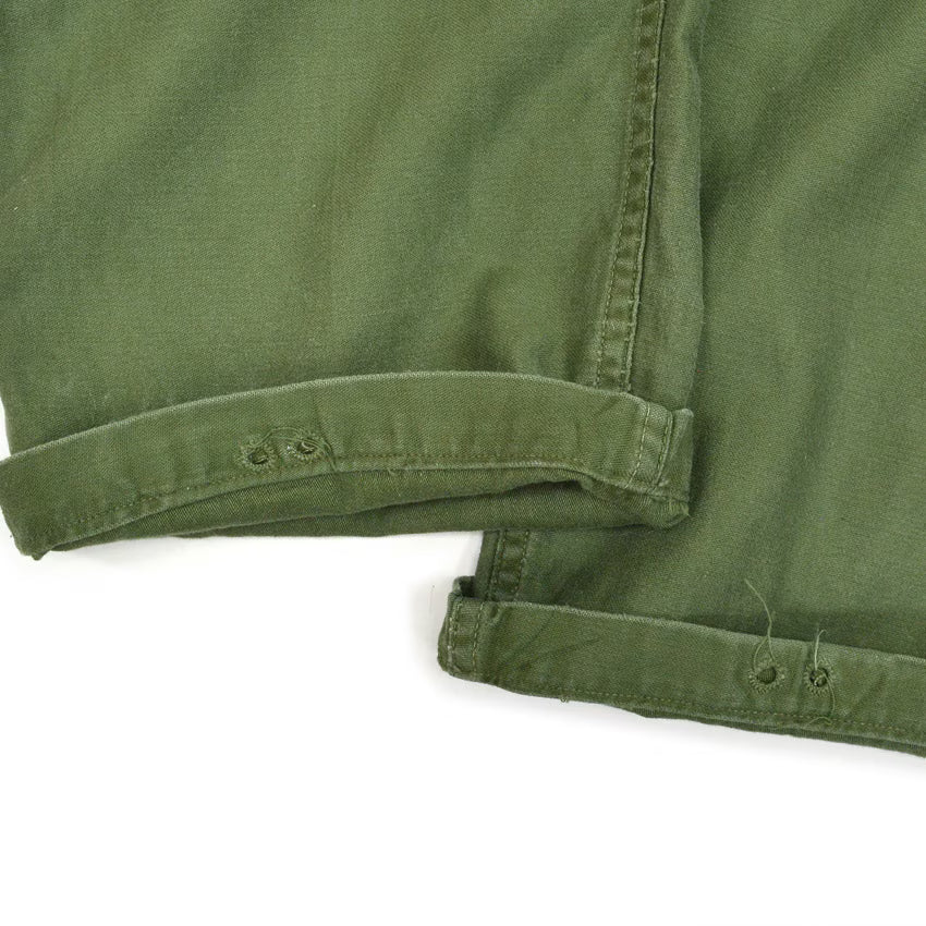 1960's USARMY COTTON SATEEN OG-107 BAKER PANTS... W33 L28
