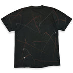 1990's FRUIT OF THE LOOM ABSTRACT PAINT T-SHIRT ... XL