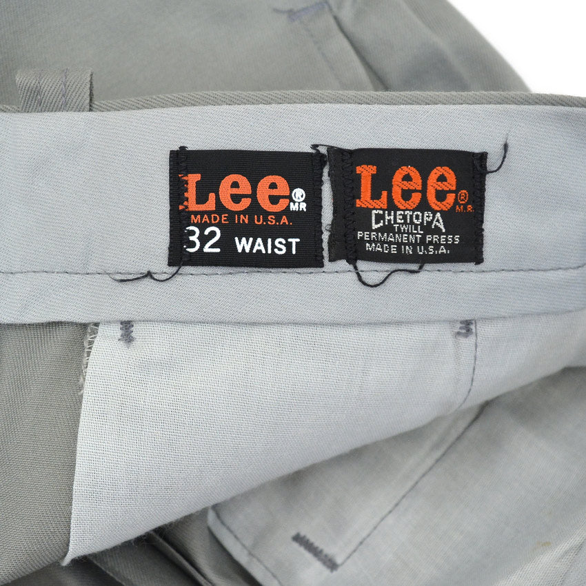 1970's DEADSTOCK Lee CHETOPA TWILL WORK PANTS... W32 L30