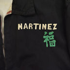 1960s VIETNAM SOUVENIR JACKET (Vietnamese style jacket) 65-66 with embroidered name...