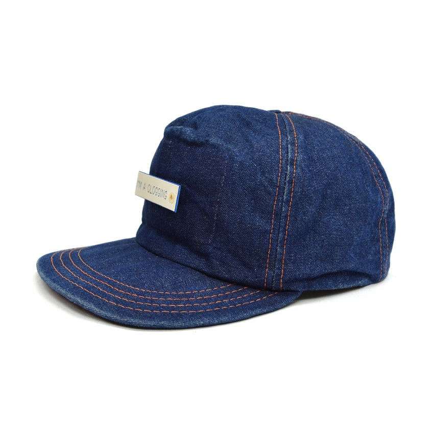 1980s ~ I'M A CLOGGING Disruptor DENIM CAP ... ONE SIZE