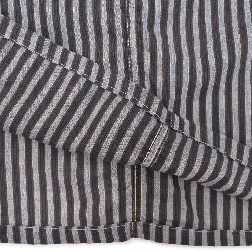 1960's PURITAN AUTHENTIC IVY STYLE STRIPE B/D SHIRT ... M
