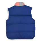 〜1980's PRINT PATCHWORK REVERSIBLE GOOSE DOWN VEST ...