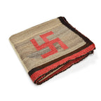 c.1930's NAVAJO RUG 卍 WHIRLING LOGS SWASTIKA... 147cm×86cm