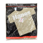 1986' DEADSTOCK HANES POCKET T-SHIRT ベージュ ... M