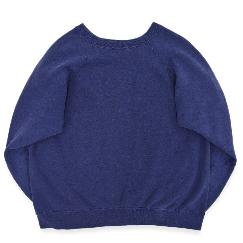 ~1970's SPRUCE Eggplant Navy Blue Sweatshirt Large ... AS IS