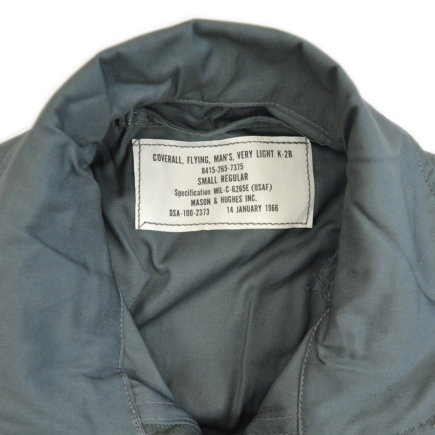1960's DEADSTOCK USAF COVERALL, FLYING, MAN'S, VERY LIGHT K-2B ... SR