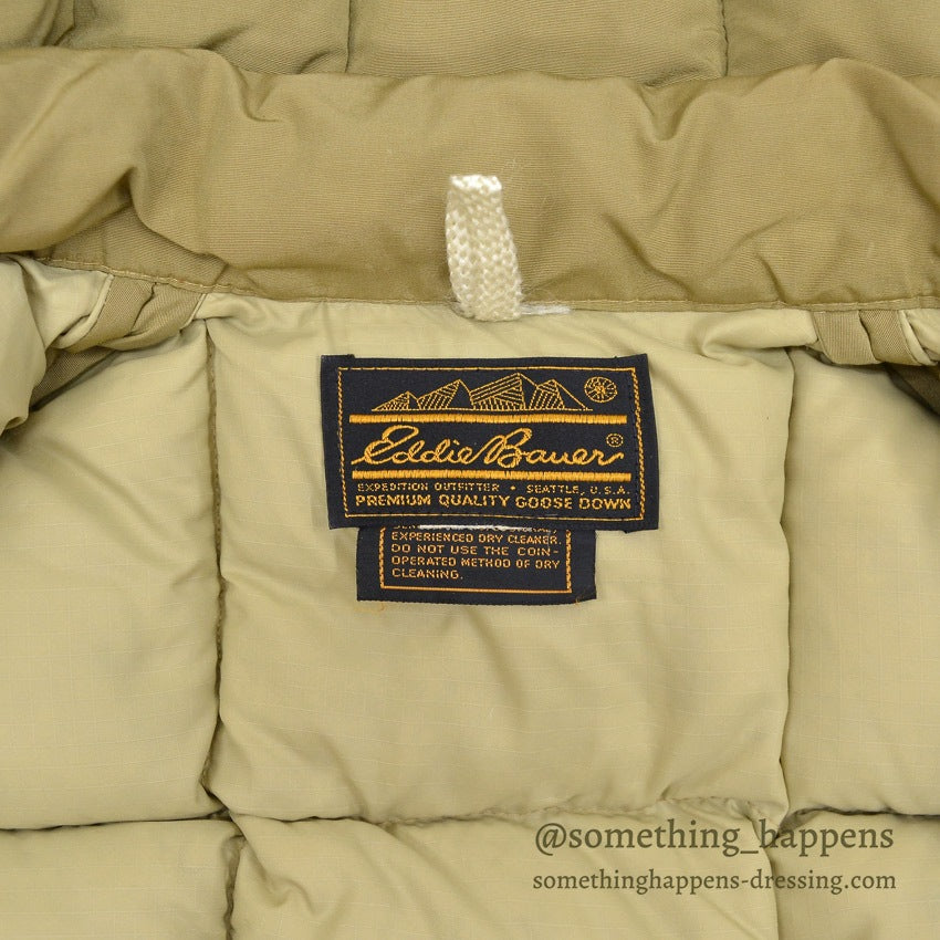 1970's~ EDDIE BAUER KARAKORAM PARKA DOWN JACKET TAN ... Fits like S