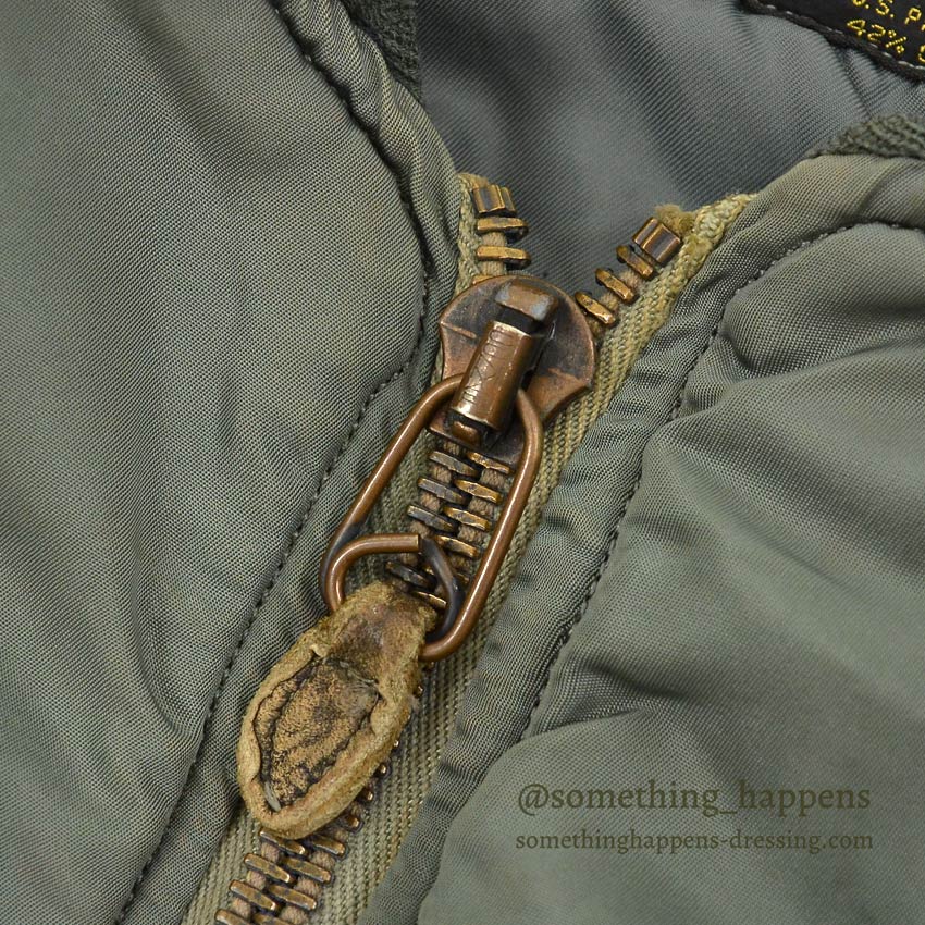 1950's USAF MA-1 FLIGHT JACKET ALBERT TURNER & CO., INC. ... MEDIUM