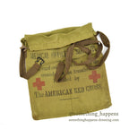 1910's AMERICAN RED CROSS WW1 MEDICAL OFFICERS SUPPLIES BAG...
