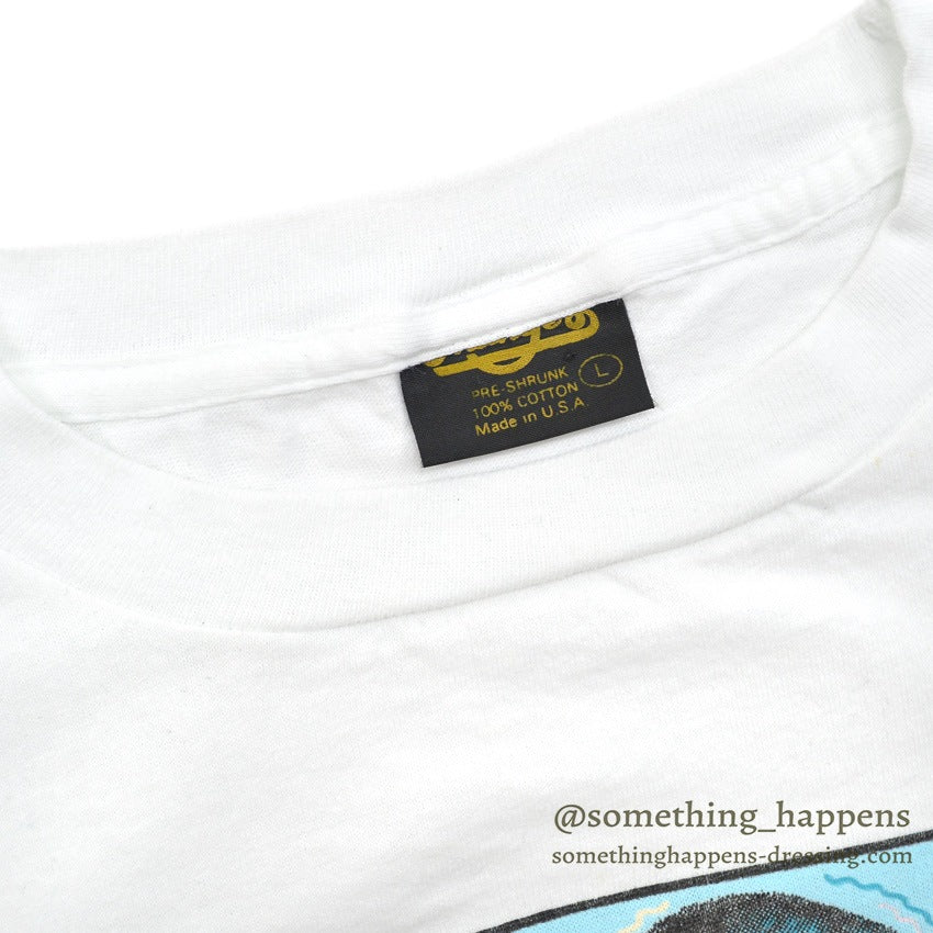 1990's CHANGES CURLY Andy Warhol PRINT T-SHIRT ... L