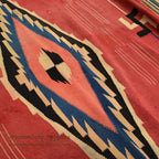 c.1920's CHIMAYO RUG WITH SWASTIKA AND RED BACKGROUND ... 172cm×111cm