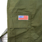 1990's~ DEADSTOCK UFO REFLECTIVE WEAR WIDE PANTS OLIVE...XS