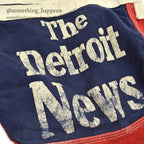 1960's〜 The Detroit News NEWS PAPER BAG 2 ... SMALL