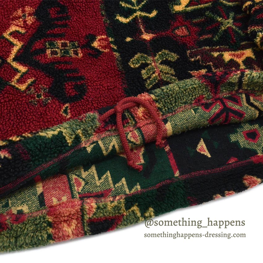 〜1990's MY-T POPCORN FLEECE PULLOVER JACKET ... M