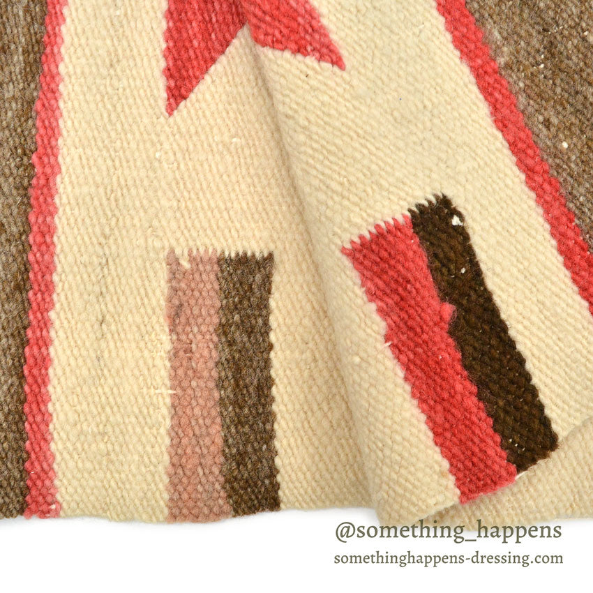 c.1940's NAVAJO RUG DIAMONDS PATTERN...94cm×42cm
