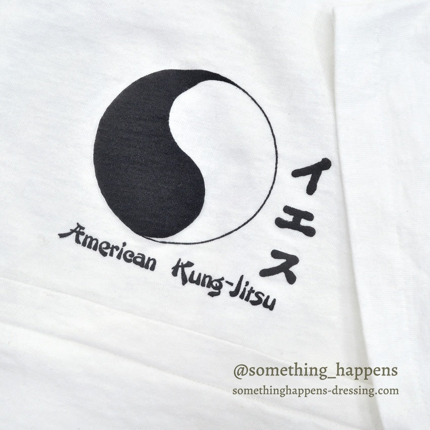 1990's HANES イエス AMERICAN KUNG-JITSU T-SHIRT ... L
