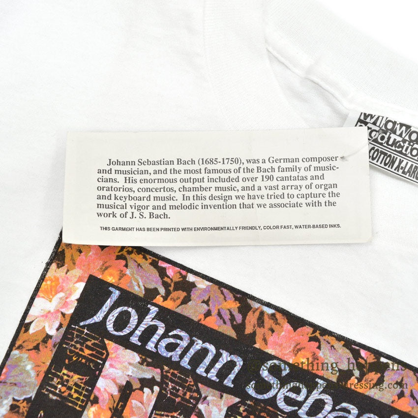 1990s DEADSTOCK WILDWOOD PRODUCTIONS Bach T-SHIRT ... XL