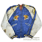 1950's JAPAN SOUVENIR JACKET 45TH TAC RECON SQD THE POLKA DOTS Sukajan... AS IS