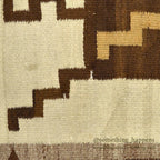 c.1920's J.B.MOORE SWASTIKA CRYSTAL STORM PATTERN NAVAJO RUG... 171cm×91cm