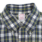 1980's BROOKS BROTHERS PLAID B/D SHIRT USA製  ... 151/2R