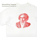 1980's Hanes Beethoven T-SHIRT ... L