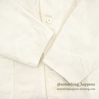 ~1930's ANGELICA JACKET CO. WHITE COVERALL CHANGE BUTTON... 40