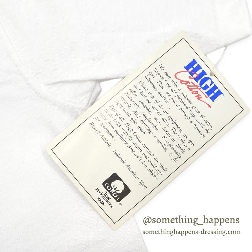 1990's DEADSTOCK L.L.BEAN BY RUSSELL ATHLETIC POCKET TEE ... M