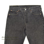 1990's Levi's 501 BLACK DENIM PANTS... W33/L32