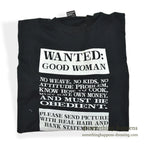1990's BEST WANTED GOOD WOMEN PRINT T-SHIRT...L