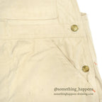 1970s Lee Off-White Overalls, No Wash, Mint... W39/L33