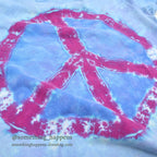 〜1980's HANES PEACE TIE DYE T-SHIRT ... XL