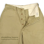1950's USARMY TROUSERS MEN'S, COTTON UNIFORM TWILL... W31/L30