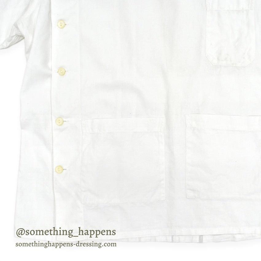 1940's ANGELICA DOCTOR WORK SHIRT... 42
