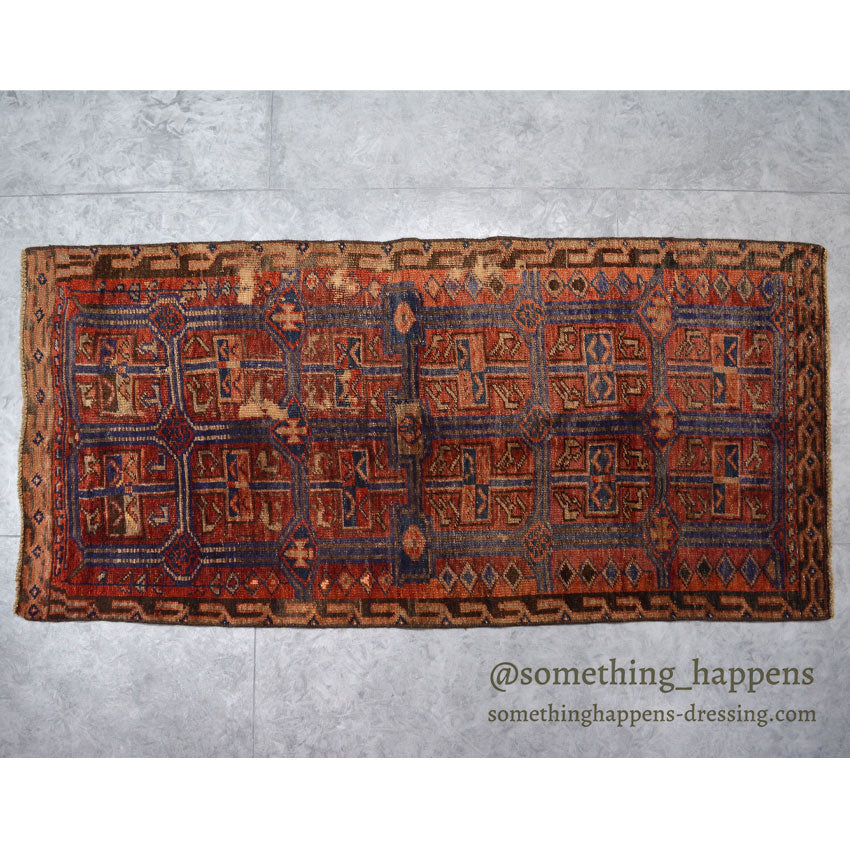 OLD TRIBAL RUG ... 214cm/98cm