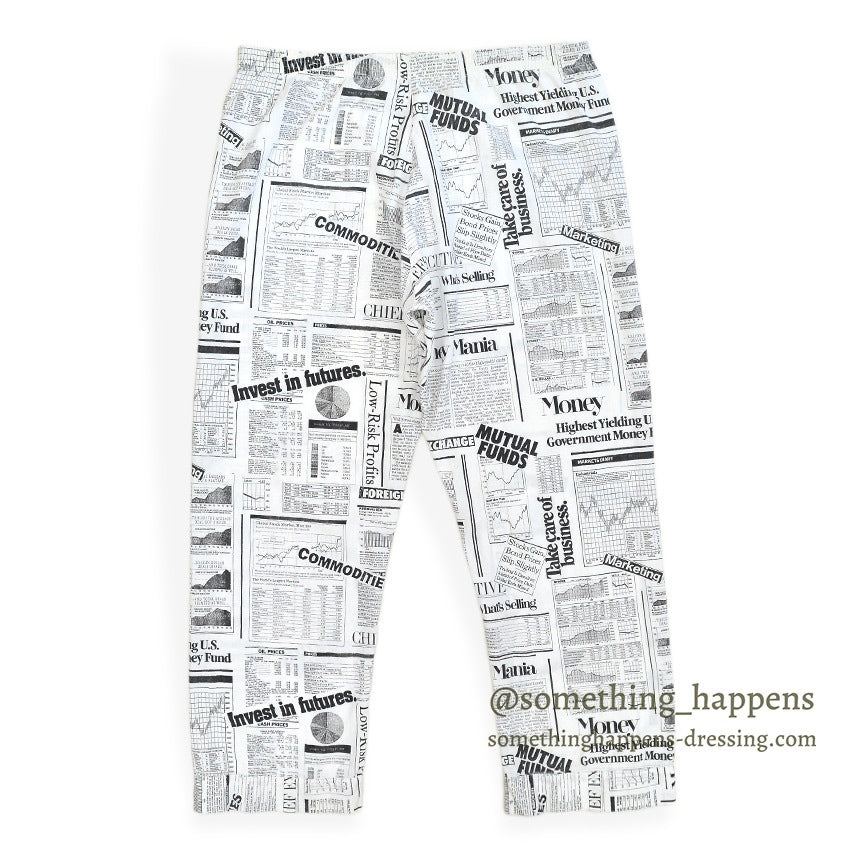 1980's WALL STREET INVESTMENT PAJAMA SHIRT & PANTS ...