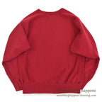 1990's CHAMPION PLAIN RED REVERSE WEAVE SWEAT SHIRT...L