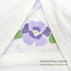 1990's HANES PANSIES FLOWER ART PRINT T-SHIRT ... XXL