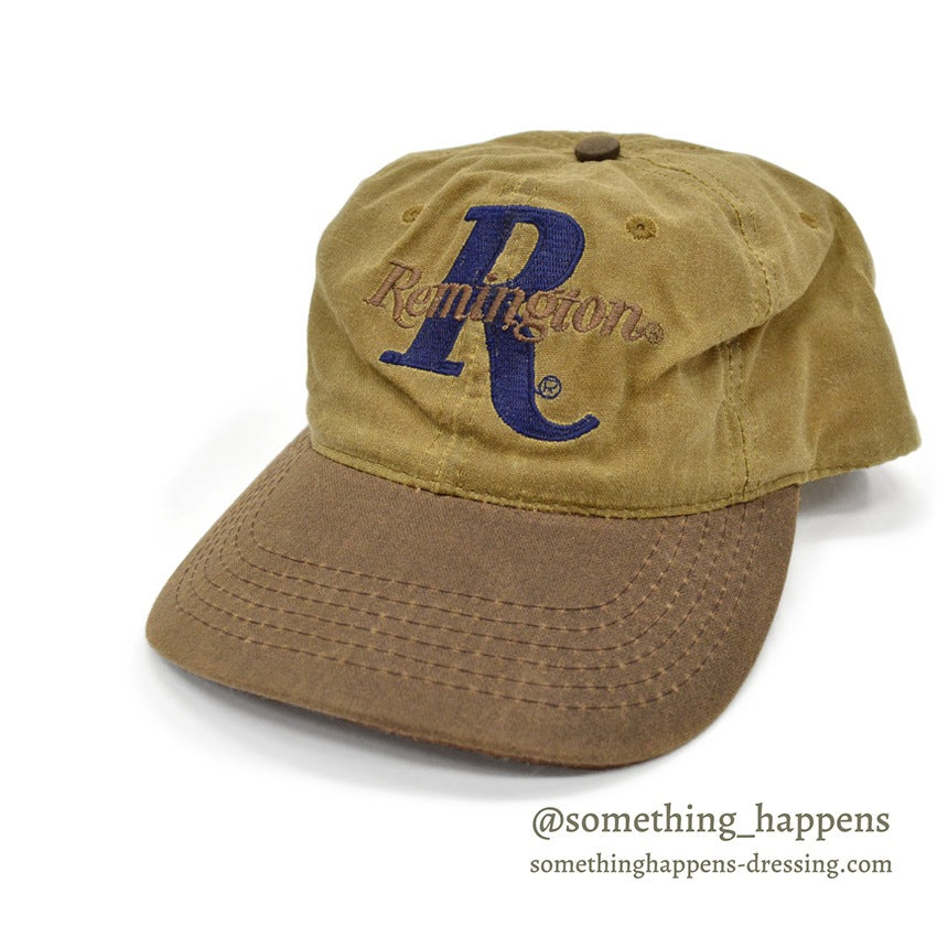 〜1990's REMINGTON OILED COTTON GAME CAP TAN ...