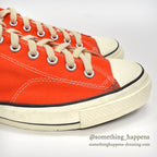 1970's DEADSTOCK CONVERSE CHUCK TAYLOR LO ORANGE... 12