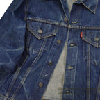 1970's Levi's 70505 small-e DENIM MOTORCYCLE JACKET... 40