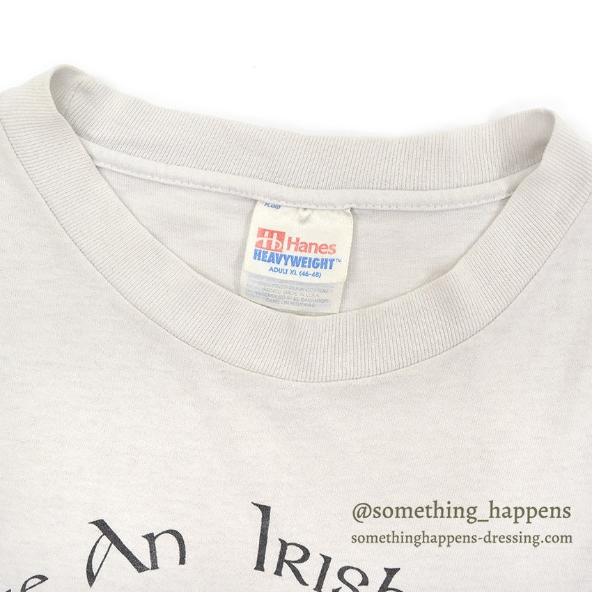 1990's HANES HAVE AN IRISH DAY! SMILEY FACE T-SHIRT ... XL