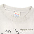 1990's HANES HAVE AN IRISH DAY! SMILEY FACE T-SHIRT ... XL