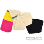HOME MADE MULTI COLOR HAND KNIT MUFFLER LONG ...
