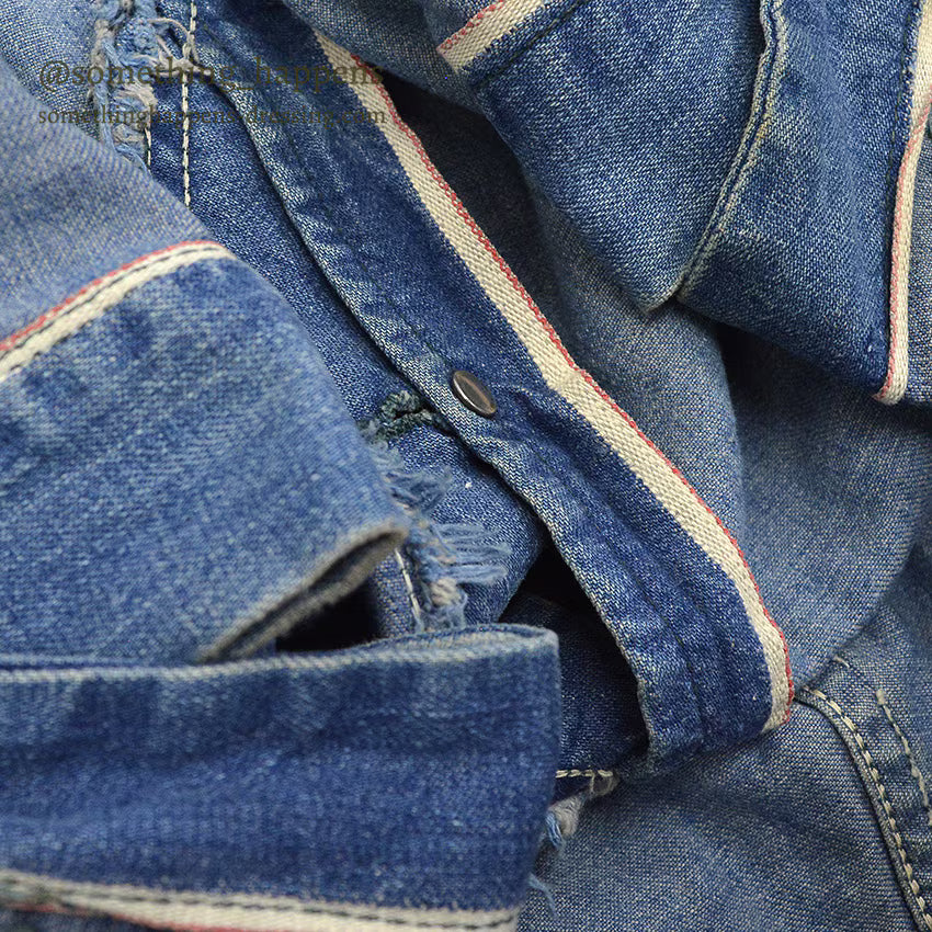 1930's~ WHITE FIELD S&B ONE POCKET DENIM OVERALL ... W39/L28