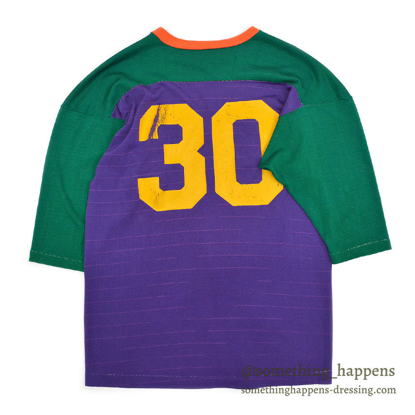 1970's CHAMPION CRAZY COLOR FOOTBALL SHIRT... L