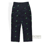~1970's DEADSTOCK HICKEY'S WHALE EMBROIDERY CORDUROY PANTS ... W32/L28