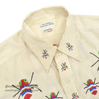 1940's~ THE COLONEL BY MACK MILITARY COOTIE EMBROIDERY SHIRT ... 15