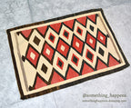 c.1930's NAVAJO RUG DIAMOND PATTERN... 135cm/92cm