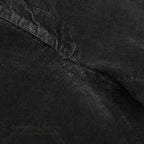 1960's BLACK CORDUROY SLACKS...W35/L28